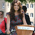 Kelly Brook at the Tower Bridge