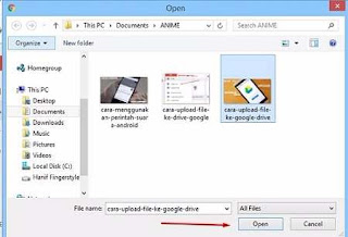 cara upload file di google drive mudah