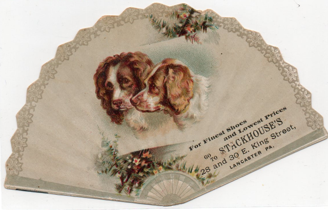 Die cut dog; victorian die cut; scrapbook; antique die cut