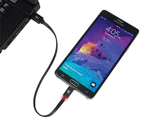 This Reversible Micro-USB Cable (with Either Side Up) to Charge & Sync Your Device