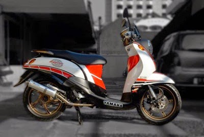 Kumpulan Gambar Modifikasi  Motor Yamaha Fino Classic 