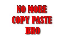 copy paste