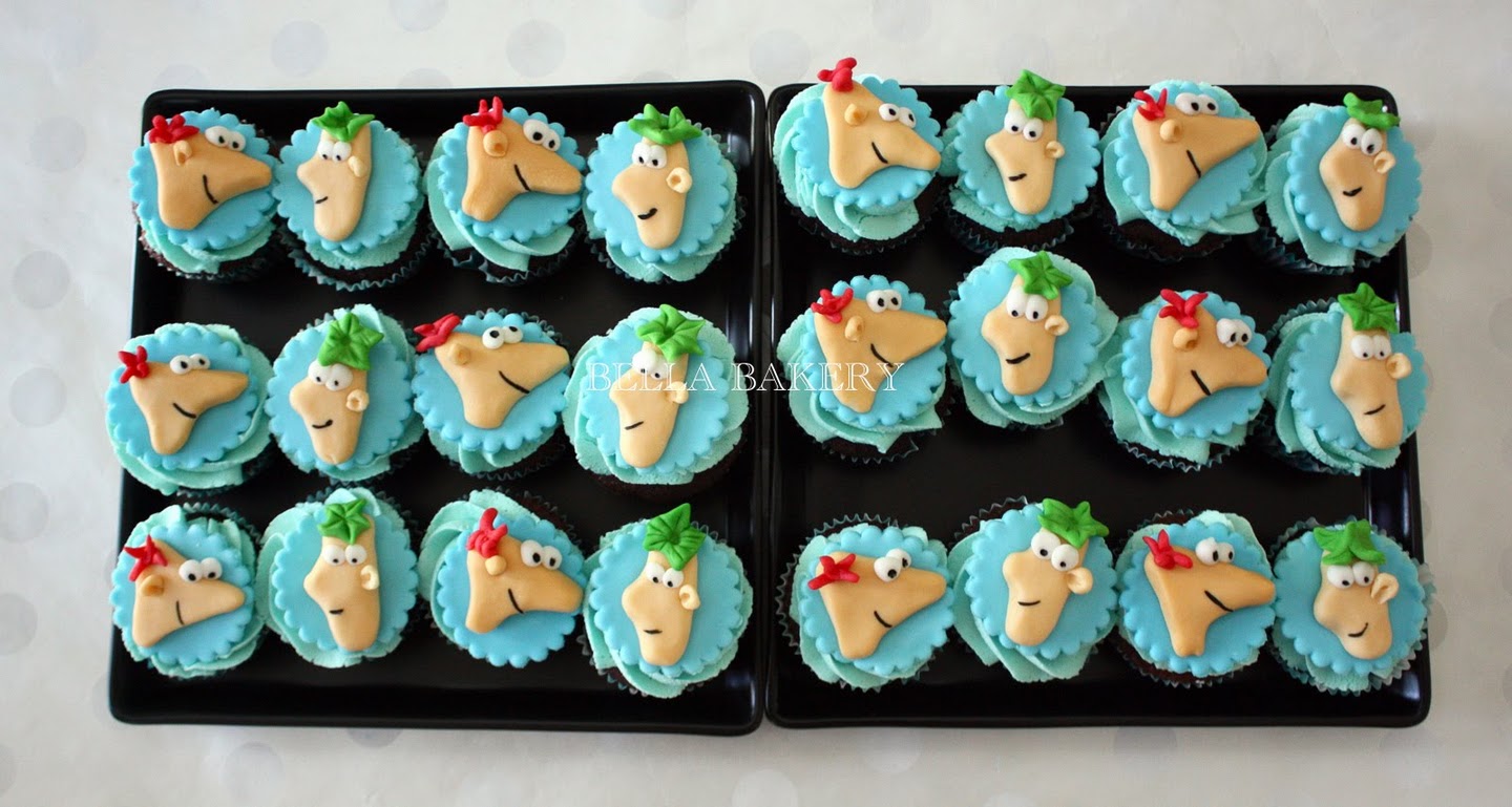 Phineas And Ferb Cupcakes