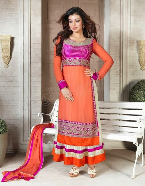 Ayesha Takia Anarkali Suits 2013-14 By Natasha Couture