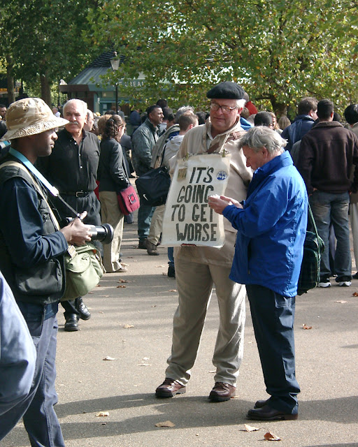 It's going to get worse, Speakers' Corner, Hyde Park, London