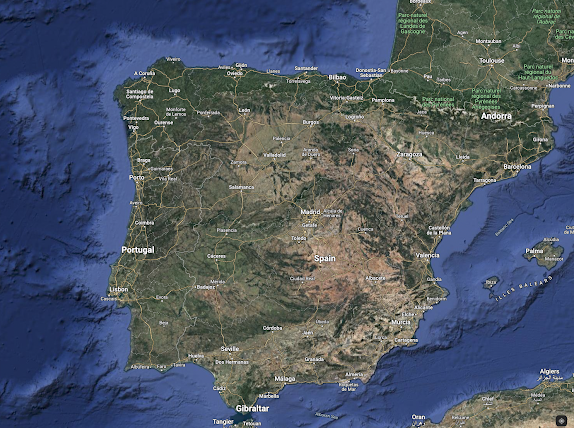 Map of Spain