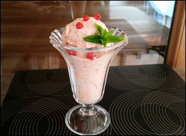 helado de platano