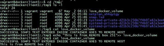 Remote box /tmp containers file