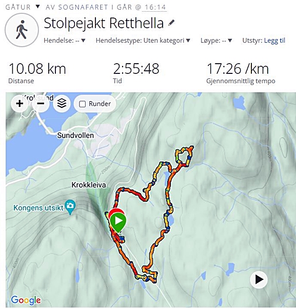 stolpejakt Retthella