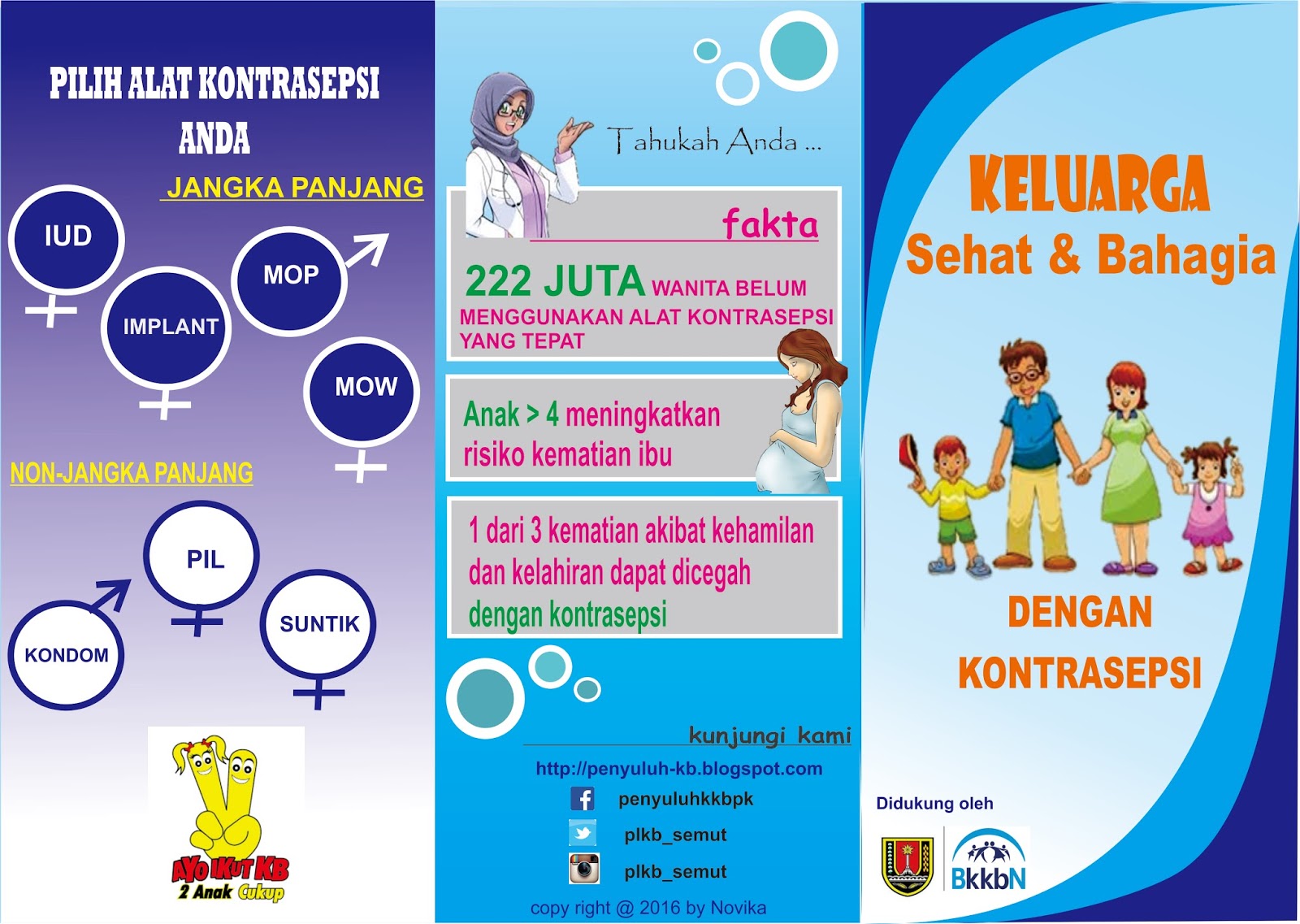 Leaflet : Keluarga Sehat dan Bahagia dengan Alat 