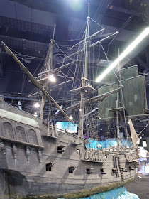 Black Pearl pirate ship miniature
