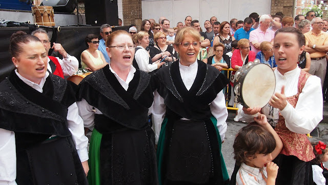 Doce Lembranzas, durante las fiestas de Santiago Apóstol de 2014