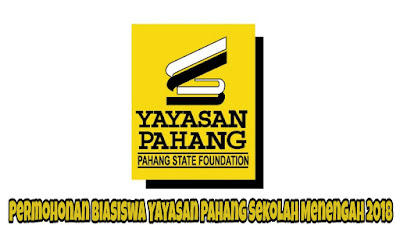 Permohonan Biasiswa Yayasan Pahang Sekolah Menengah 2020 