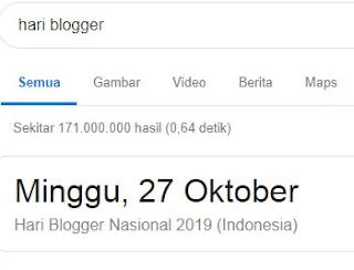 Selamat Hari Blogger Nasional