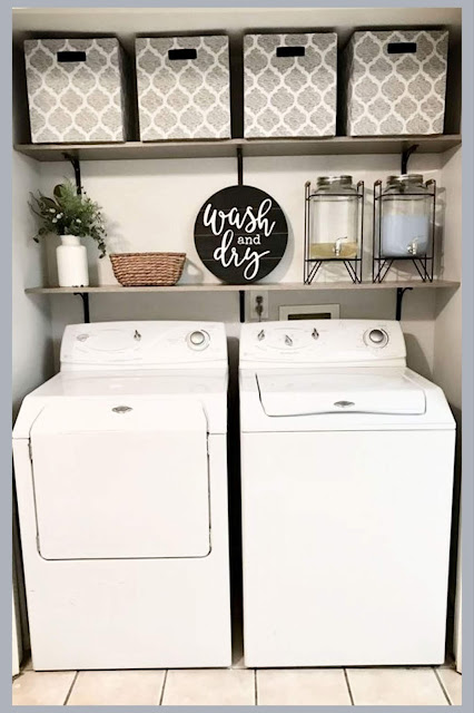 26 Beautiful Small Laundry Room Ideas and Designs