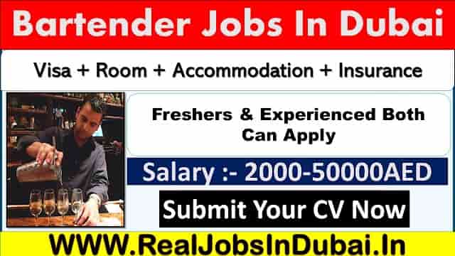 Bartender Jobs In Dubai