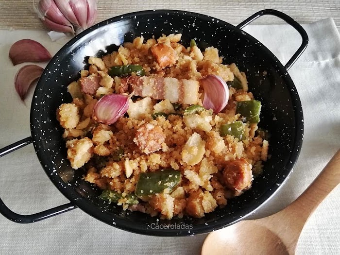 Receta de migas manchegas