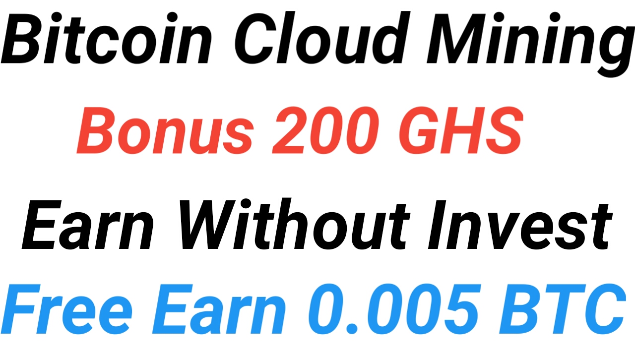 free bitcoin cloud mining sites without investment