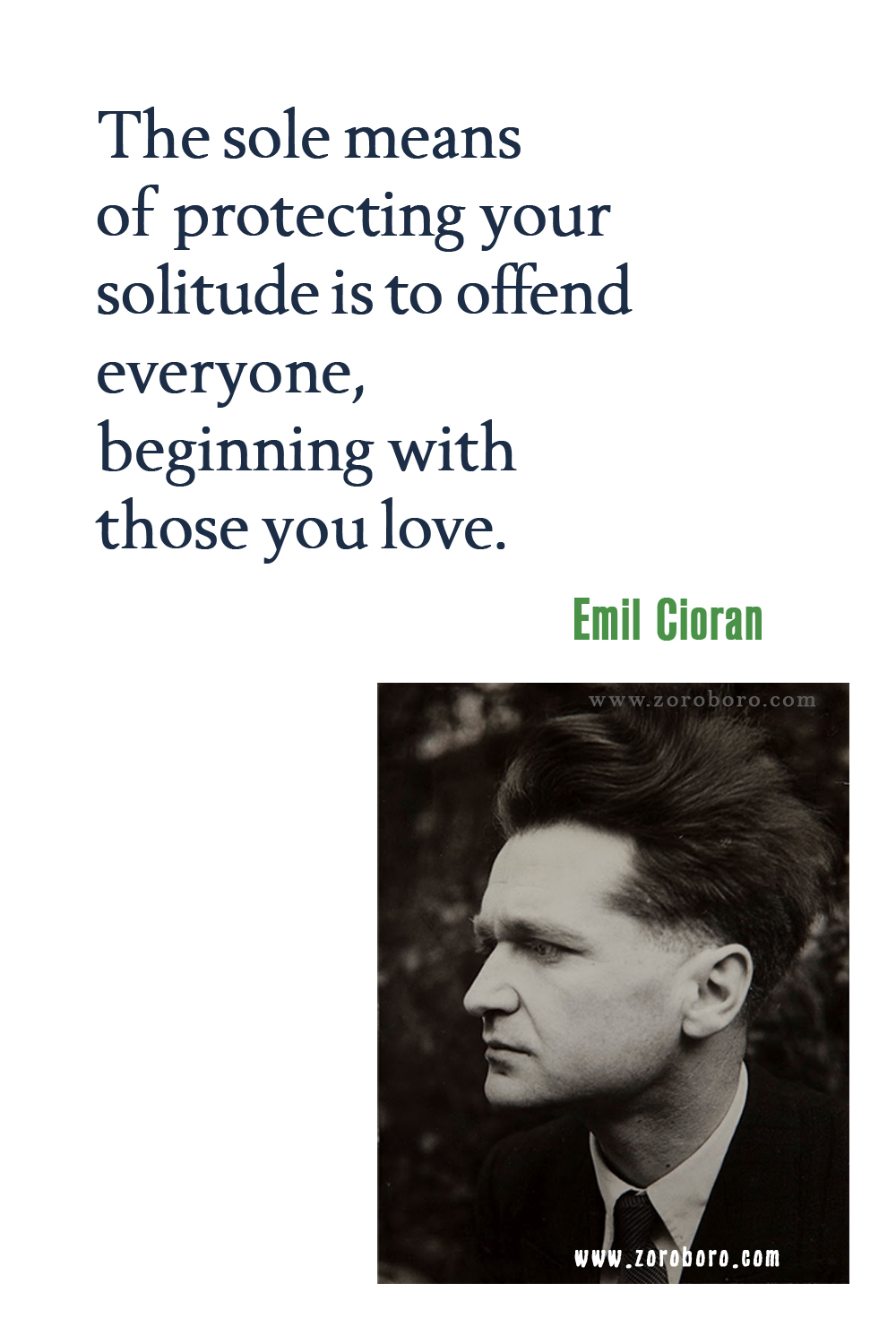 Emil Cioran Quotes, Emil Cioran Philosophy, Emil Cioran Books Quotes, Emil Cioran The Trouble with Being Born (book), On the Heights of Despair Quotes.