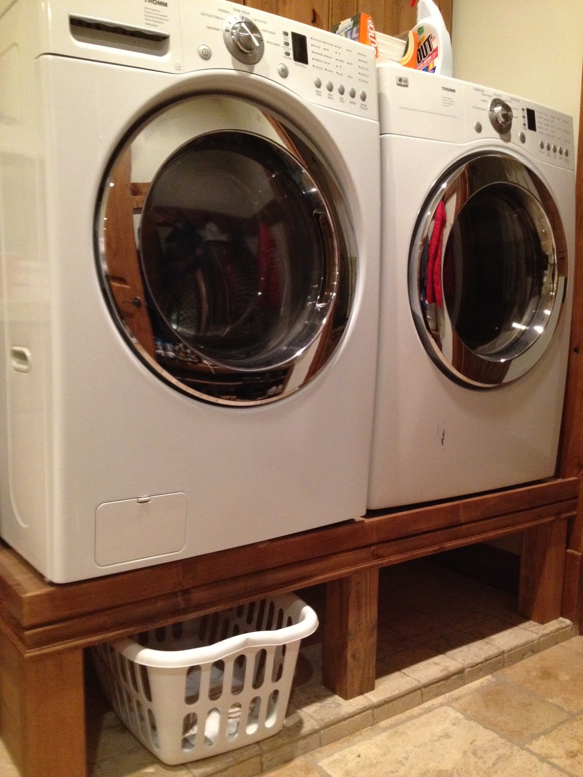 Dad Built This: Washing and Dryer Stand