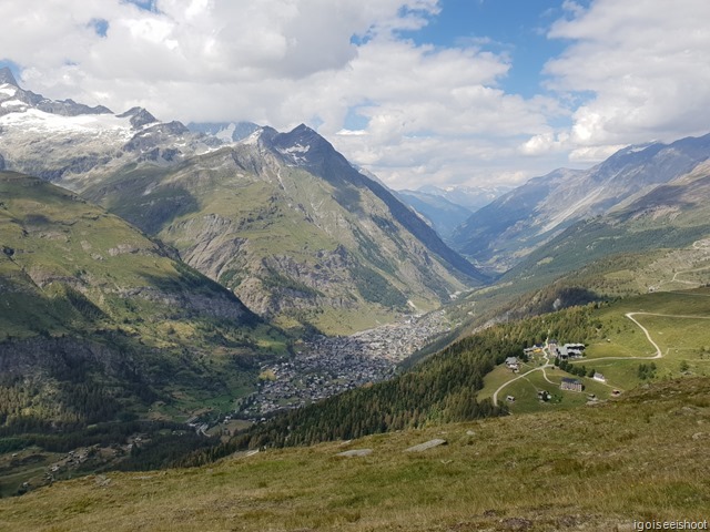 From Riffelberg to Riffelalp along the Mark Twain Weg