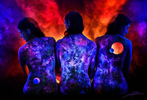 Bodyscapes: Enchanting Body Paintings With The Magic Of Black Light