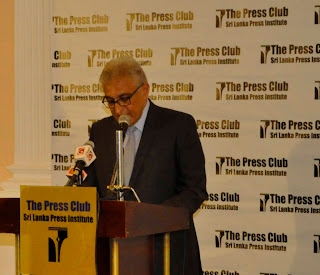 Address by Jacob Mathew at SLPI Press Club 20 Nov 2012