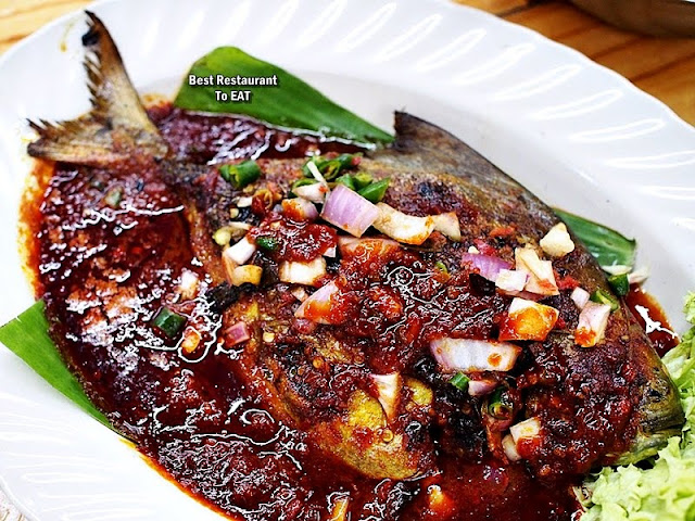 Sisik Menu - Ikan Bakar Berempah - Ikan Bawal Hitam