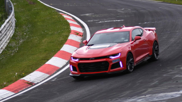 2017 Chevrolet Camaro ZL1 Tested at Nürburgring