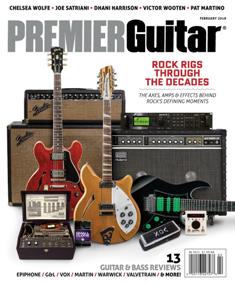 Premier Guitar - February 2018 | ISSN 1945-0788 | TRUE PDF | Mensile | Professionisti | Musica | Chitarra
Premier Guitar is an American multimedia guitar company devoted to guitarists. Founded in 2007, it is based in Marion, Iowa, and has an editorial staff composed of experienced musicians. Content includes instructional material, guitar gear reviews, and guitar news. The magazine  includes multimedia such as instructional videos and podcasts. The magazine also has a service, where guitarists can search for, buy, and sell guitar equipment.
Premier Guitar is the most read magazine on this topic worldwide.