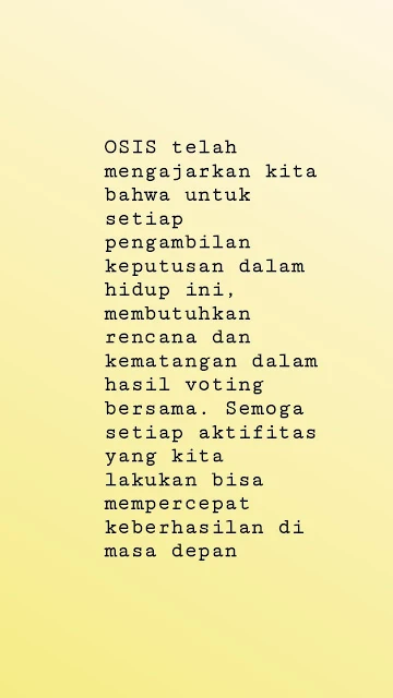 kata motivasi osis