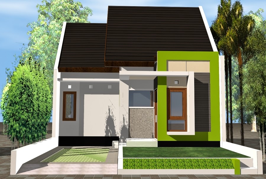  Model  desain  Rumah  minimalis  ukuran  kecil  Gambar Model  