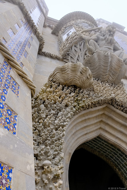 トリトン, ペーナ宮殿, シントラ, ポルトガル, Triton, Palácio Nacional da Pena, Palace of Pena, Sintra, Portugal