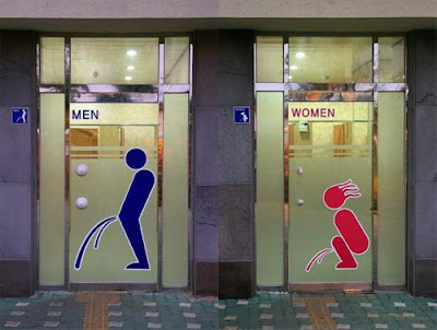 Bathroom signs
