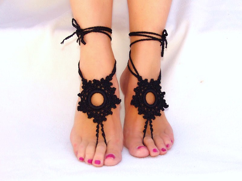 These barefoot sandals in MY ETSY SHOP