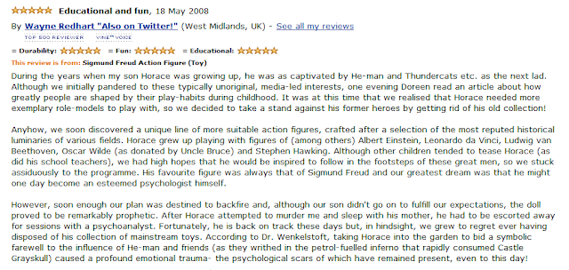 Funny Amazon Review by Wayne Redhart