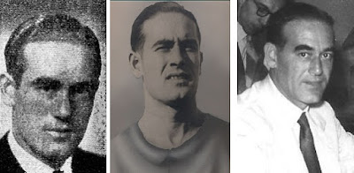 El futbolista y después ajedrecista Esteve Pedrol en 1946, 1936 y 1951