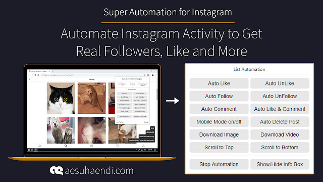 super automation for instagram - instagram auto follow bot javascript