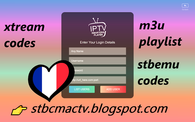 iptv xtream codes api and m3u playlist+stbemu codes unlimited 2022 2023