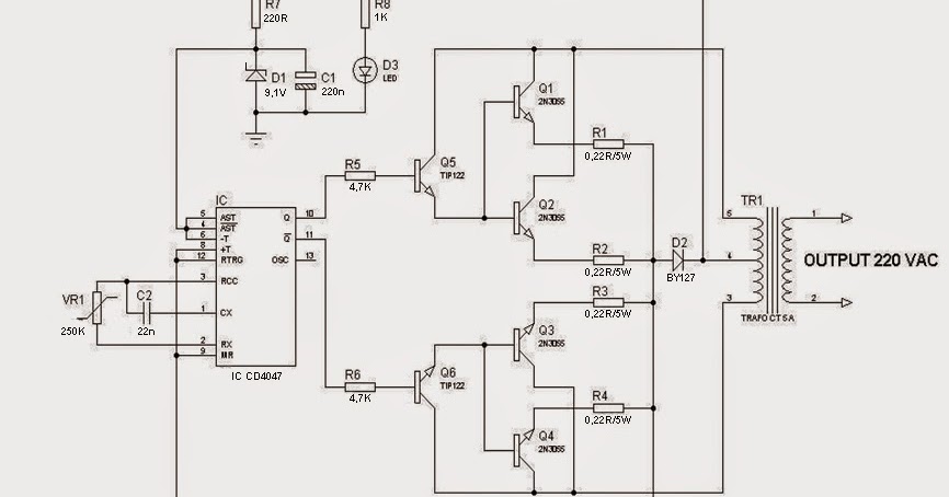 Baru 36 Skema Rangkaian Inverter Las Listrik Lakoni 