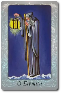 O Eremita no Amor Tarot