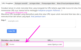 situs iklan adsens sudah dicekal