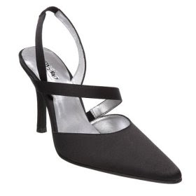 Mossimo® Heloise Satin Strap Heels - Black Women Dress Shoe