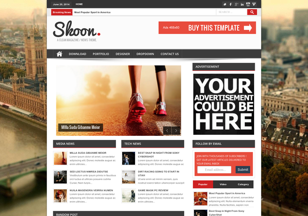 Inspire Blogger Template Image