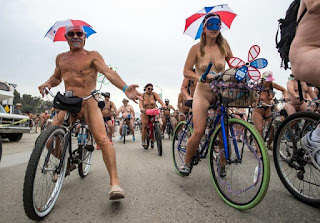 2015 World Naked Bike Ride, naked bike rice Los Angeles, nude bike ride LA, naked bike ride