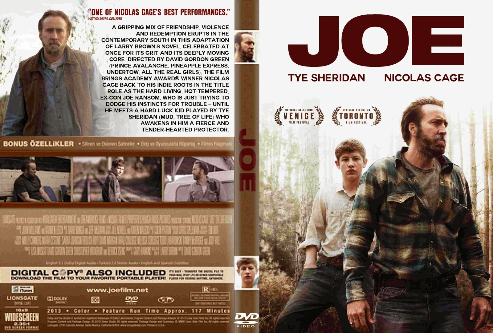 Joe Cage Movie 2014 DVD