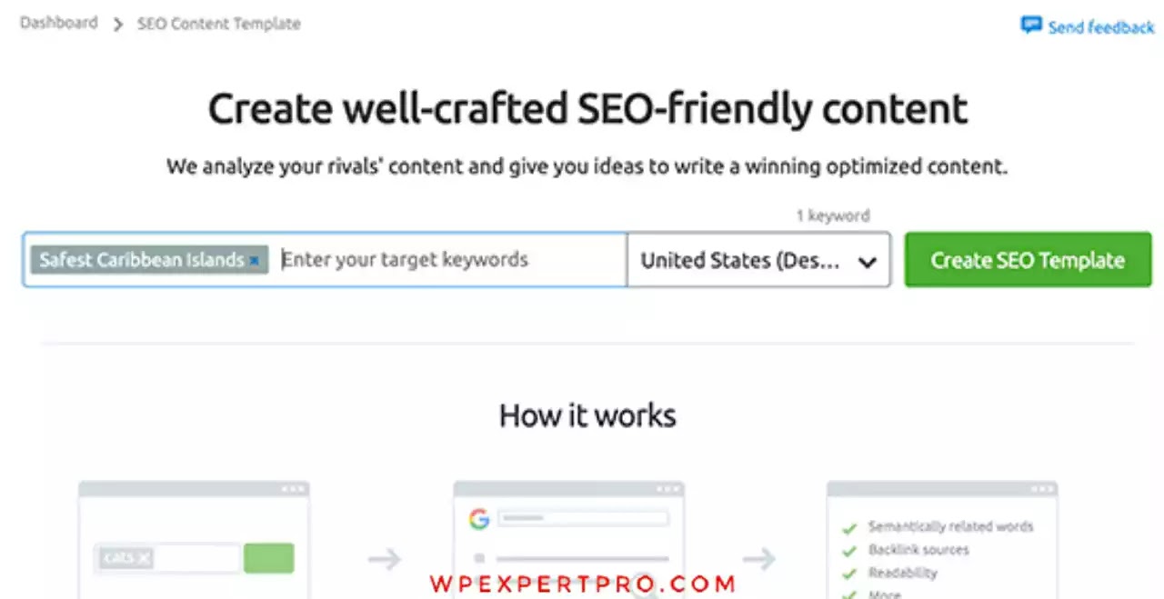 Create SEO content for article