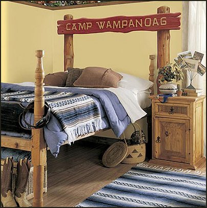 Decorating theme bedrooms - Maries Manor: log cabin - rustic style 