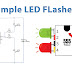 on video LED Flasher Circuit