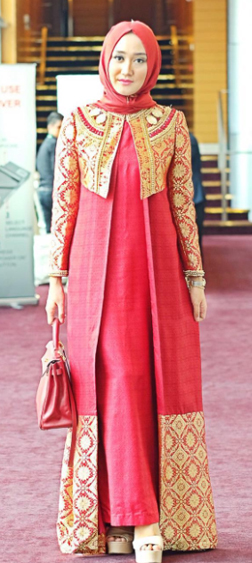 Model baju gamis Pesta untuk Hijaber  Fashion Terkini